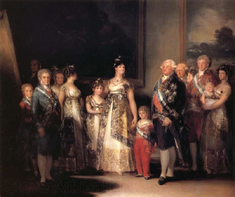 Francisco Goya Family of Carlos IV Norge oil painting art